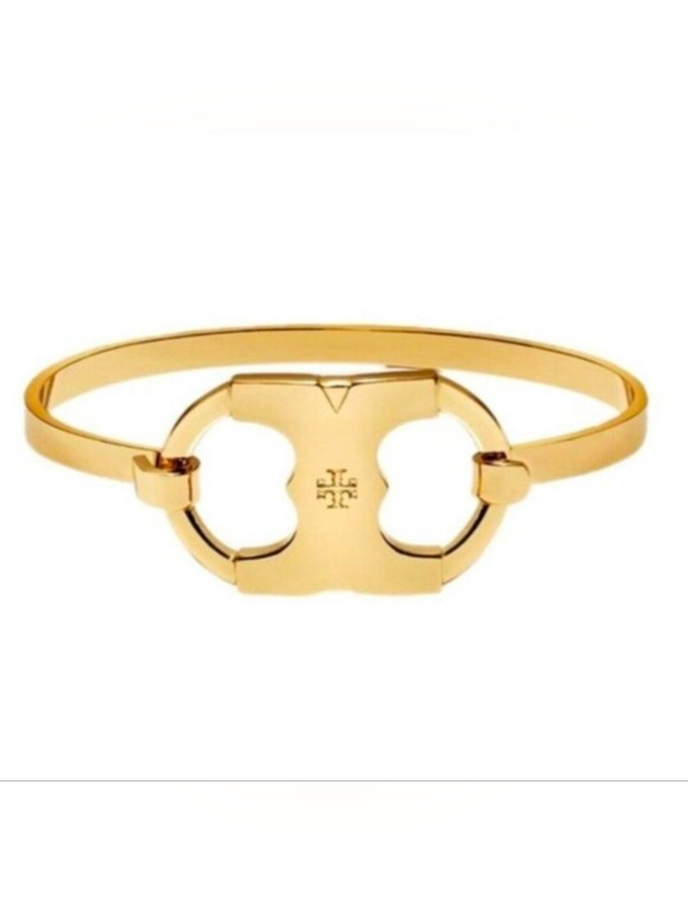 Tory Burch Gemini Link I.D. Gold Bangle Bracelet